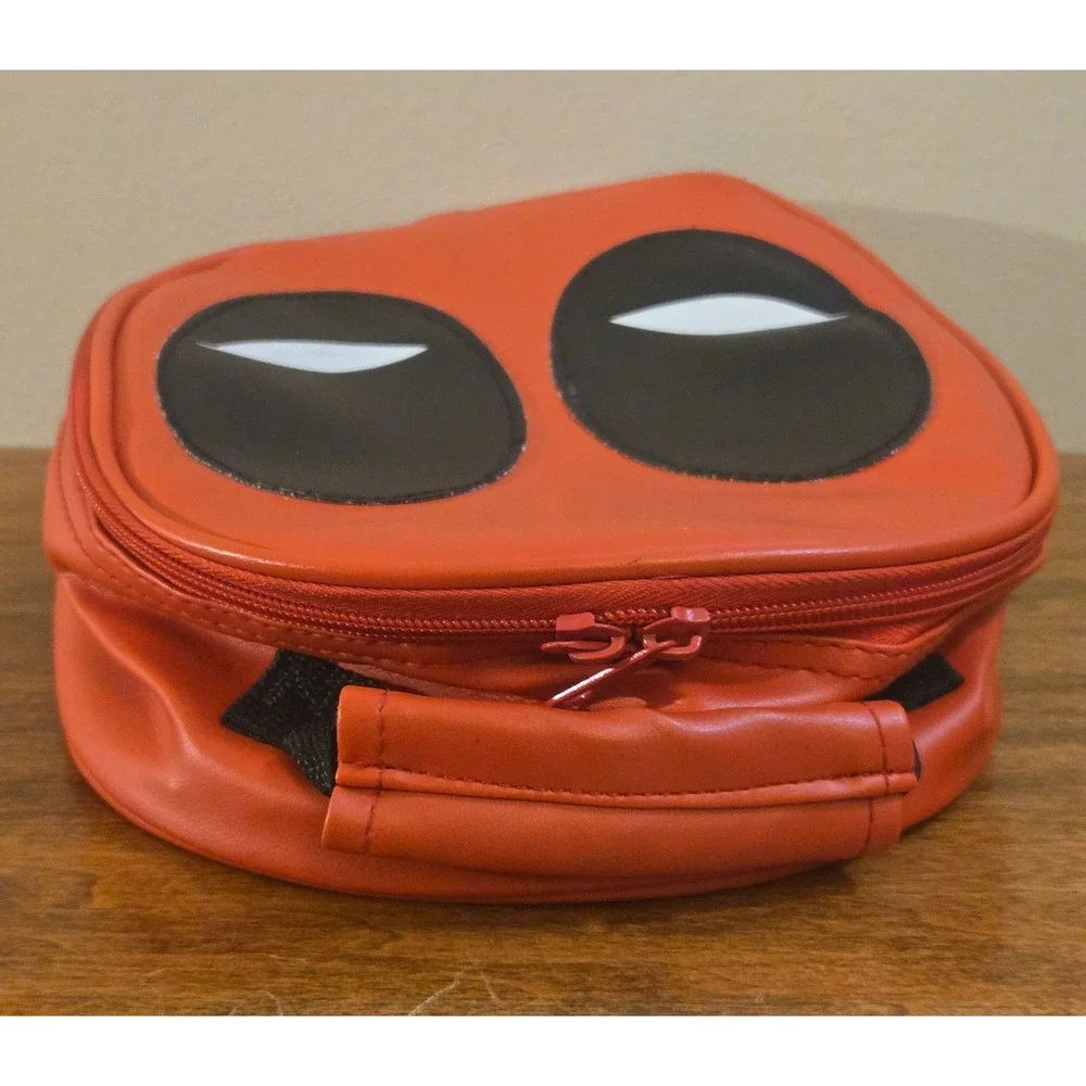 Marvel Deadpool Red Insulated Lunch Bag Superhero Character Mask Lunchbox